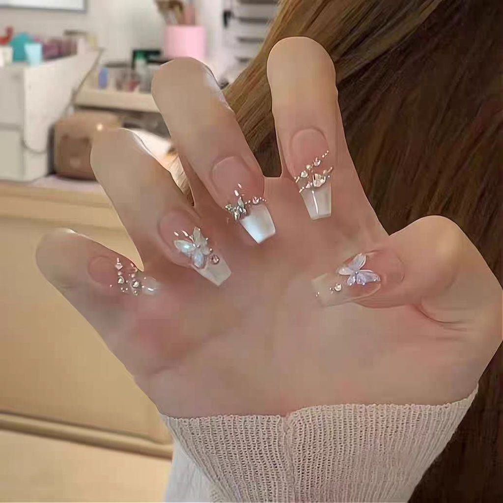 Siopsrl | Artistic Floral Press-On Nail Set Siopsrl Siopsrl | 78739498Siopsrl |