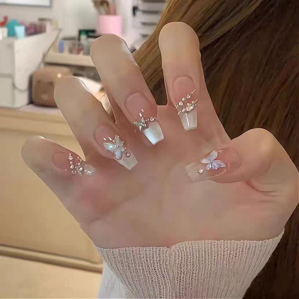 Siopsrl | Artistic Floral Press-On Nail Set Siopsrl Siopsrl | 78739498Siopsrl |
