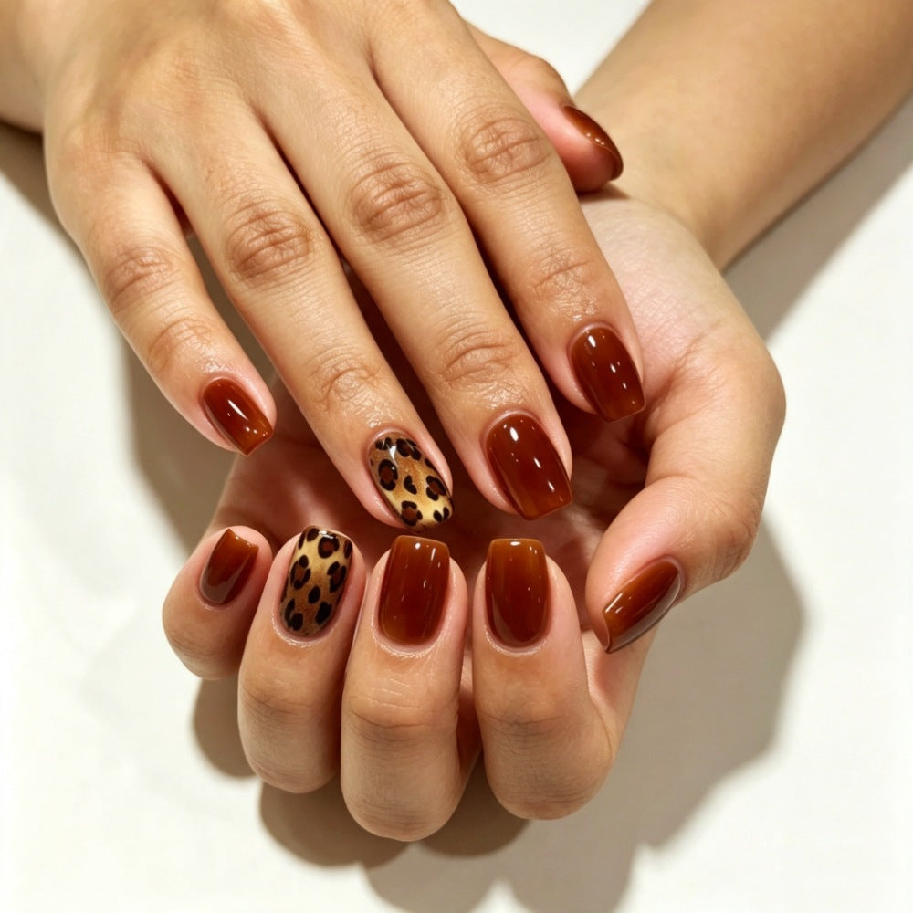 Siopsrl | Glamorous Animal Print Press-On Nail Set Siopsrl