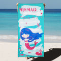 Siopsrl | Beach towel with enchanting mermaid design Siopsrl