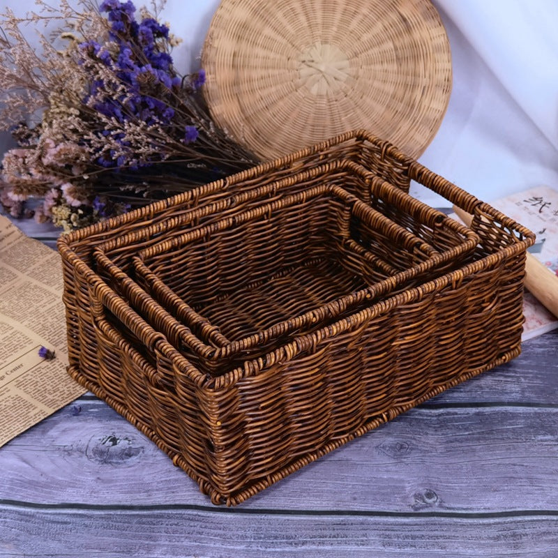 Ladies elegant woven storage basket set Siopsrl