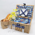 Ladies picnic basket with extensive equipment options and stylish interior lining Siopsrl