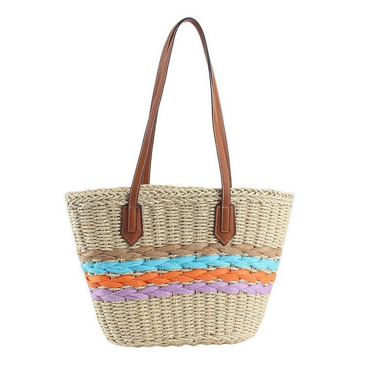 Siopsrl | Handbag with Colorful Braided Details Siopsrl