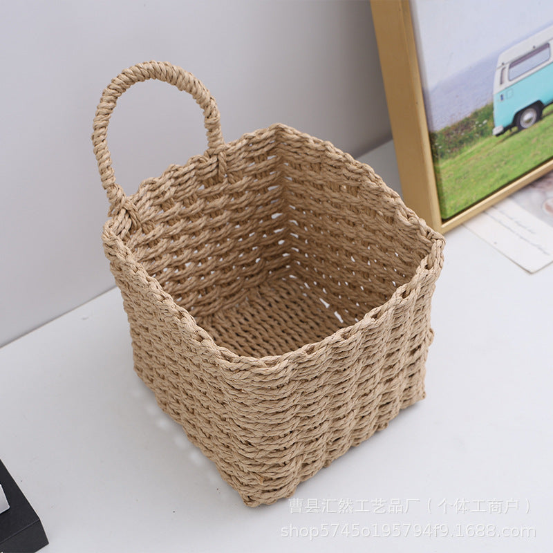 Natural Fiber Handwoven Storage Basket Siopsrl