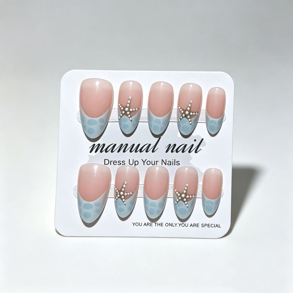 Siopsrl | Nautical-Themed Decorative Press-On Nail Tips Siopsrl