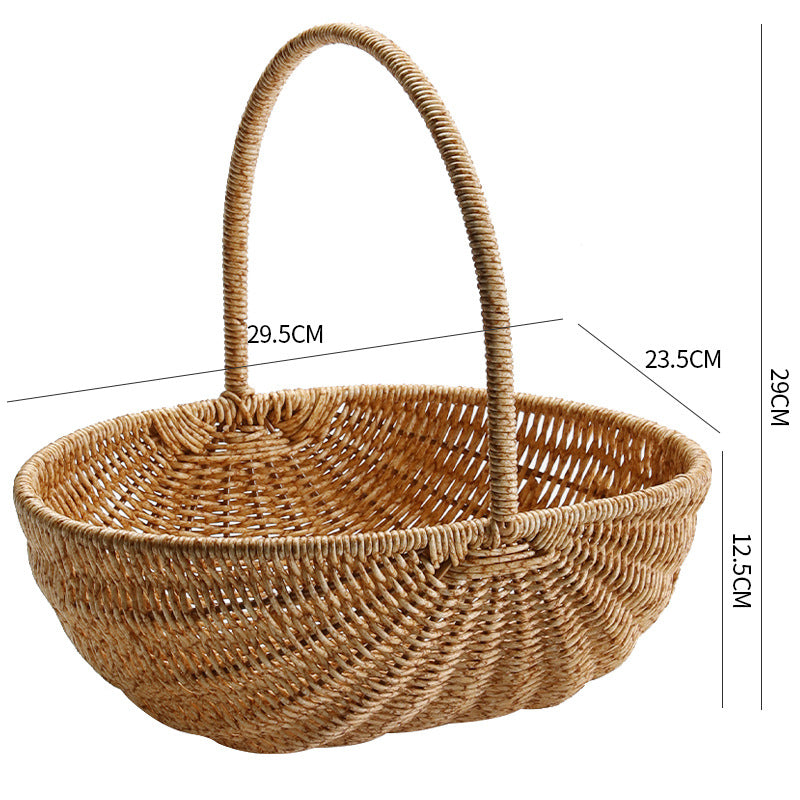 Handwoven Artisan Market Basket Siopsrl