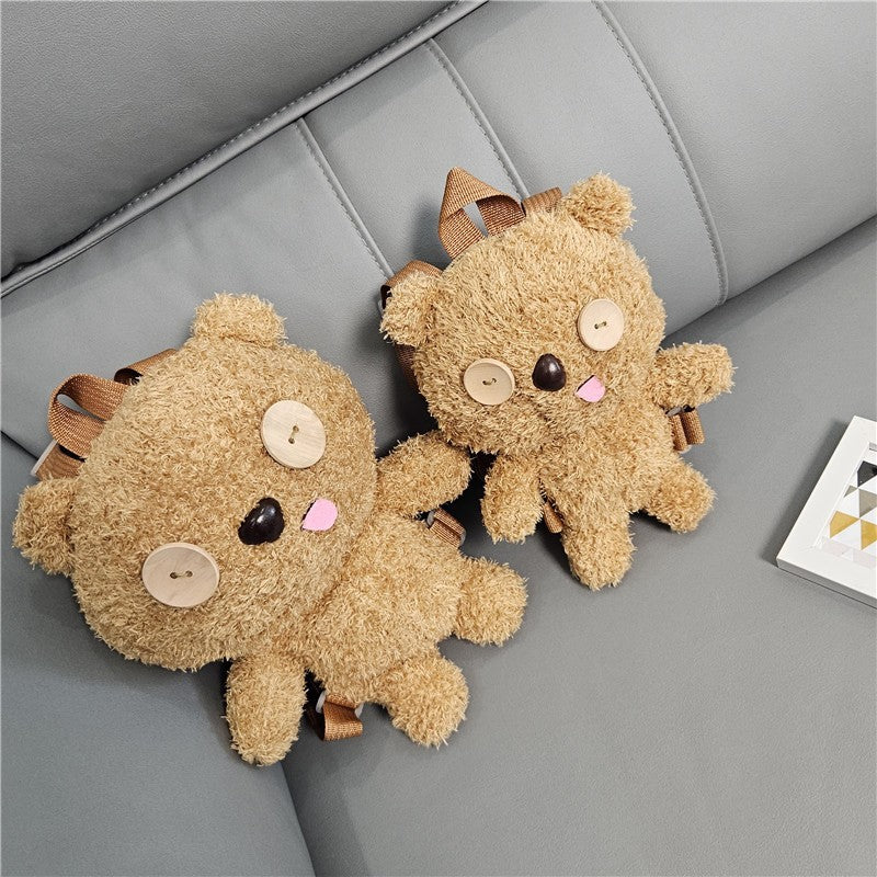 Siopsrl | Cute Cuddly Backpack with Bear Motif Siopsrl