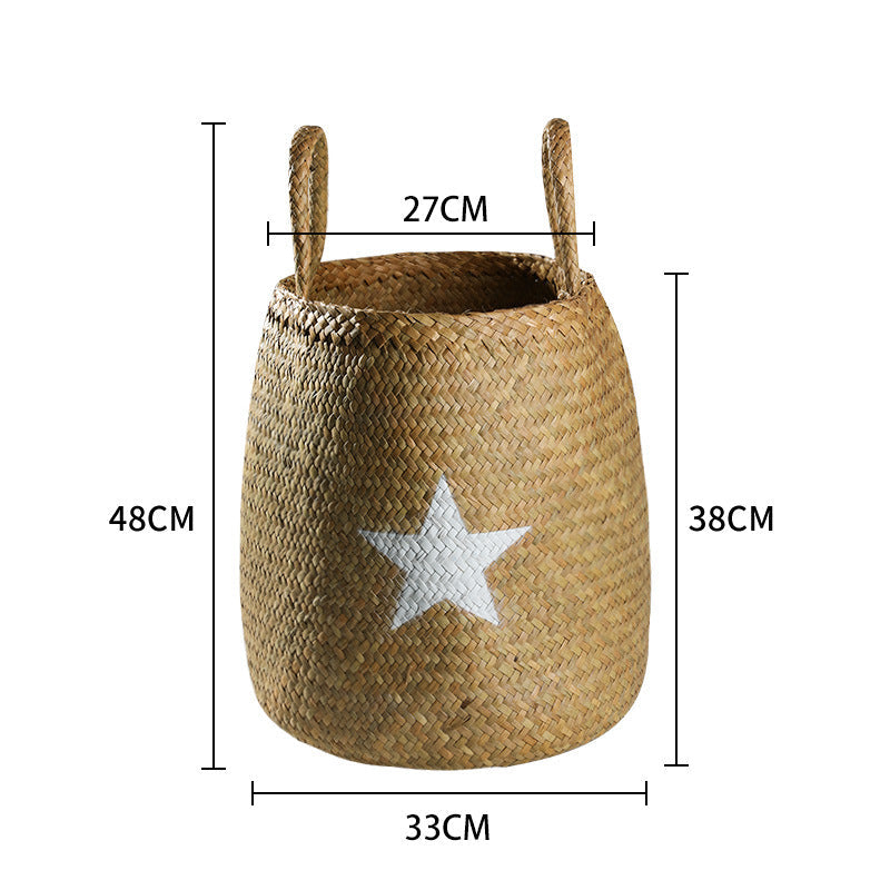 Decorative Natural Wicker Storage Basket Siopsrl
