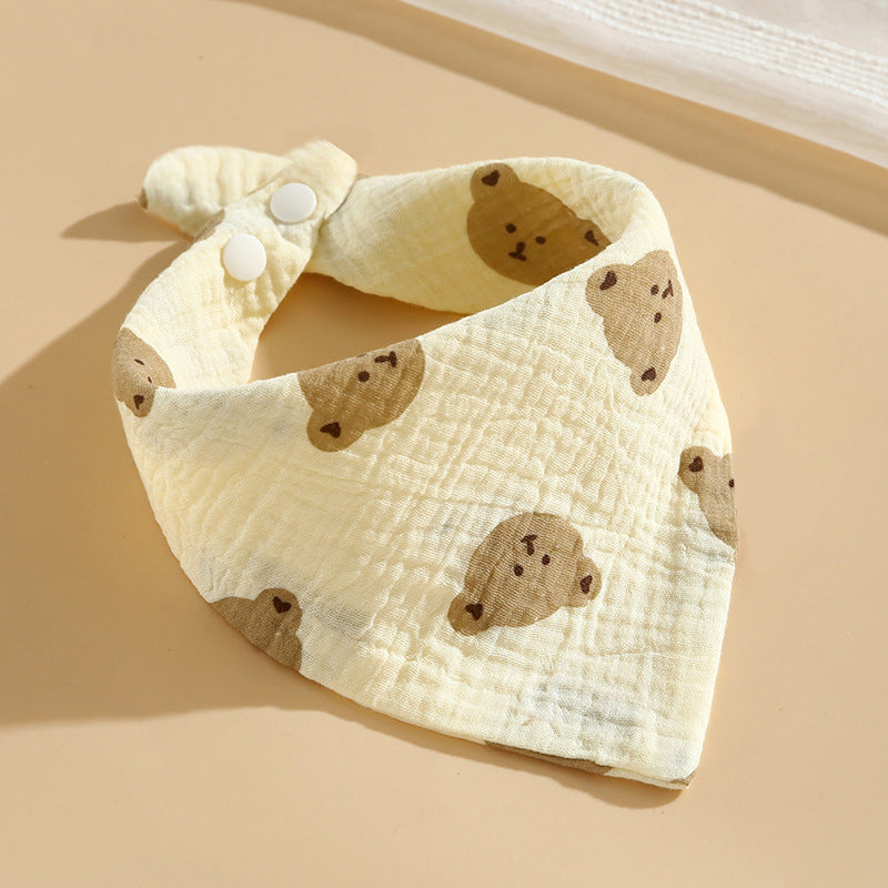 Siopsrl | Soft Cotton Baby Bandana Bib Set Siopsrl