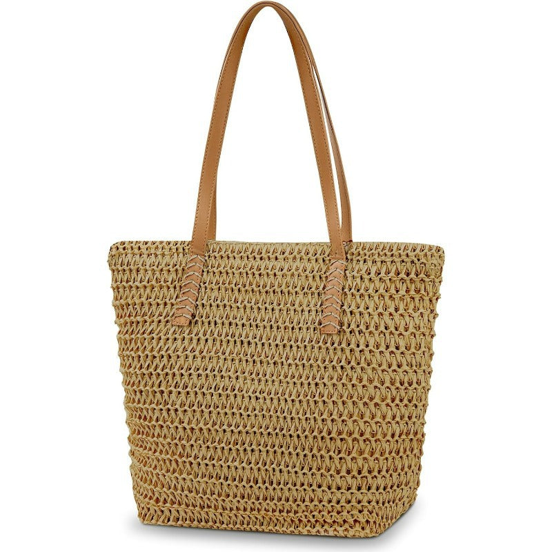Siopsrl | Elegant and Versatile Beach Bag with Leather Handles Siopsrl