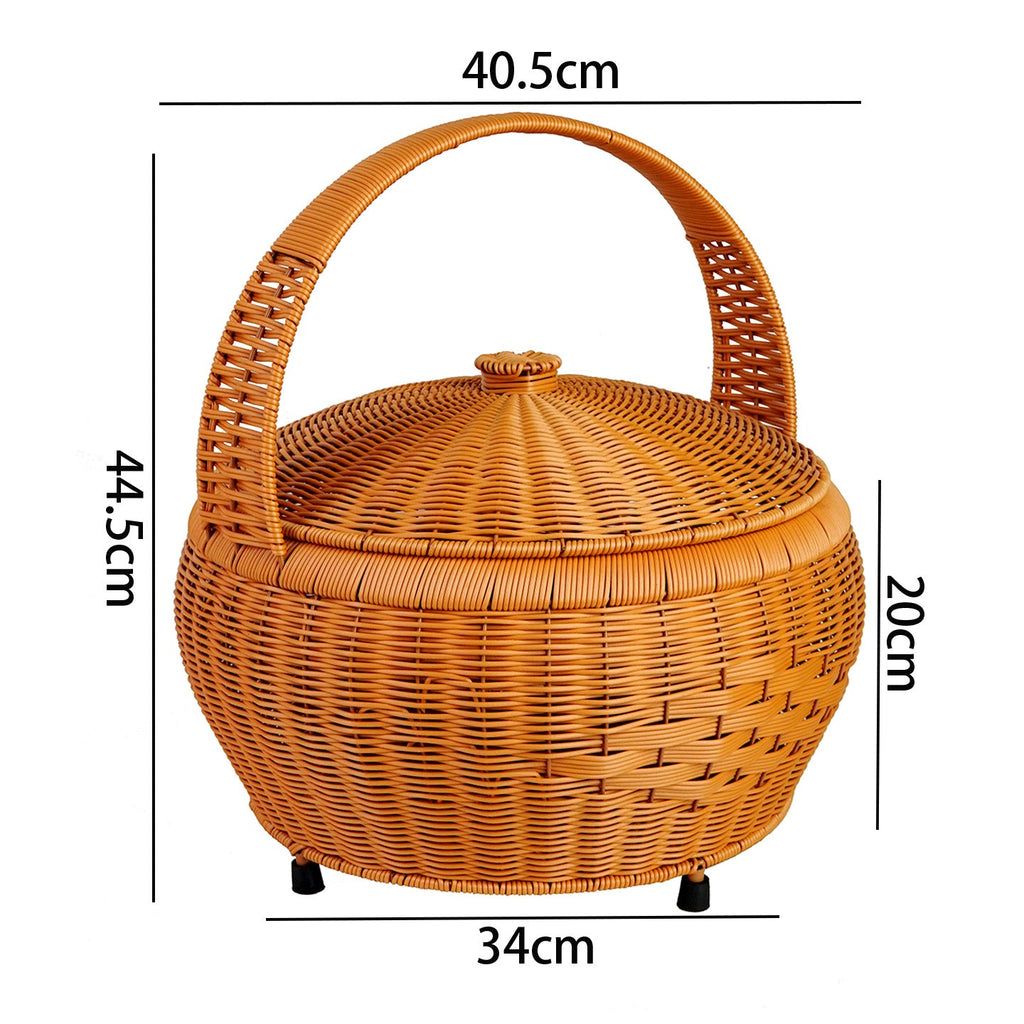Multi-Tiered Woven Storage Basket Siopsrl