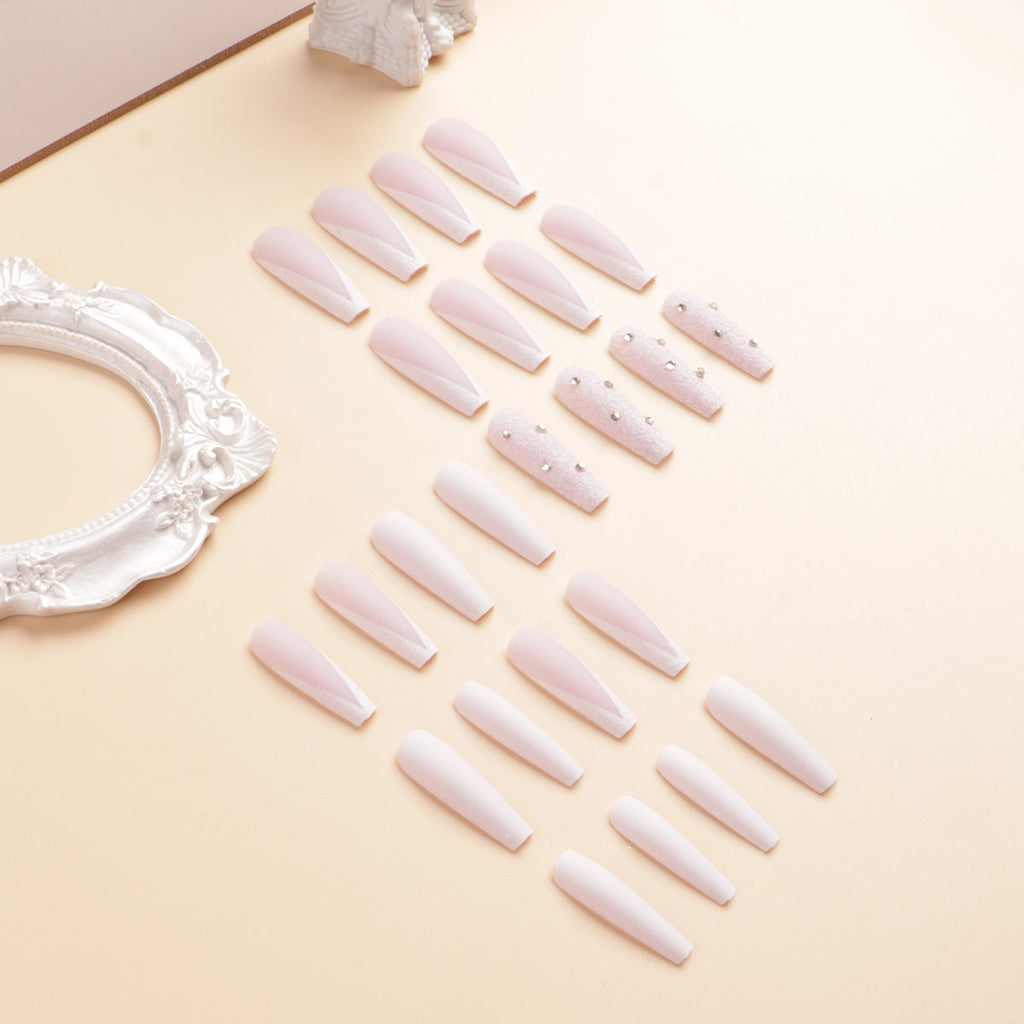 Siopsrl | Premium Rhinestone-Embellished Stiletto Press-On Nails Siopsrl