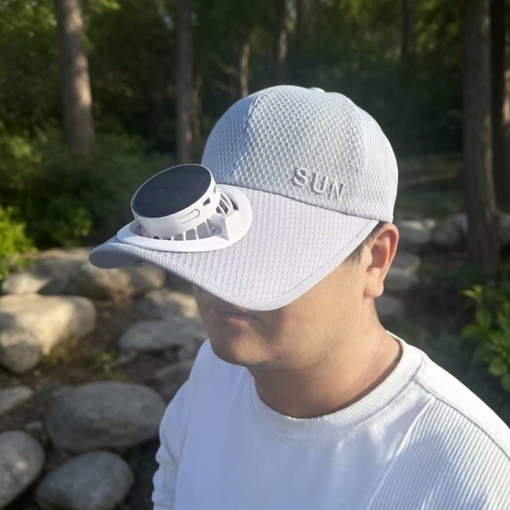 Siopsrl | Sun Cap with removable solar fan, breathable mesh and adjustable umbrella Siopsrl