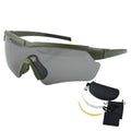 Siopsrl | Tactical wraparound performance sunglasses with interchangeable lenses Siopsrl