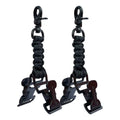 tactical paracord swivel carabiner strap with dual alligator clamp attachments Siopsrl