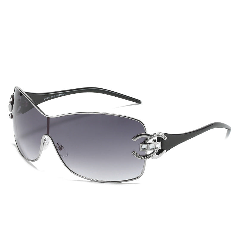 Siopsrl | Fashionable Oversized Shield Sunglasses Siopsrl