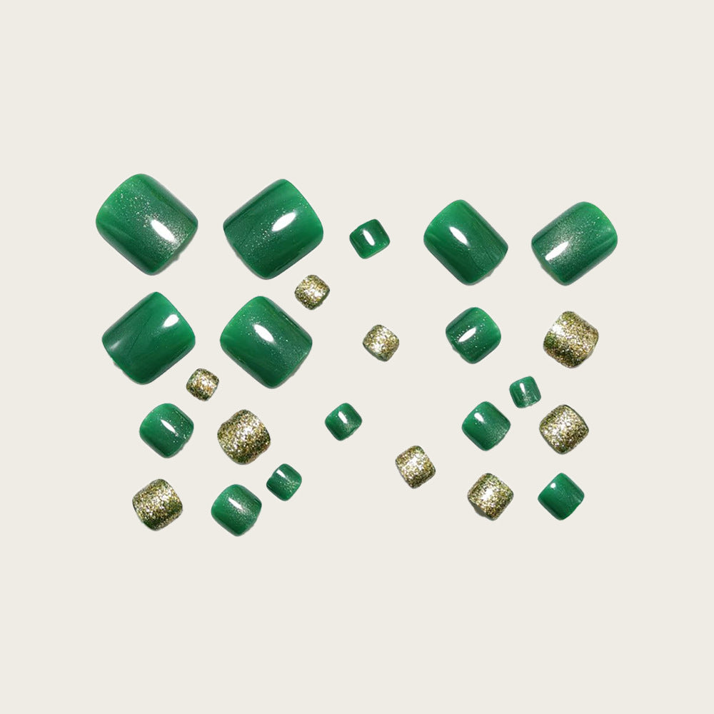Siopsrl | Stylish toenails with elegant glitter Siopsrl
