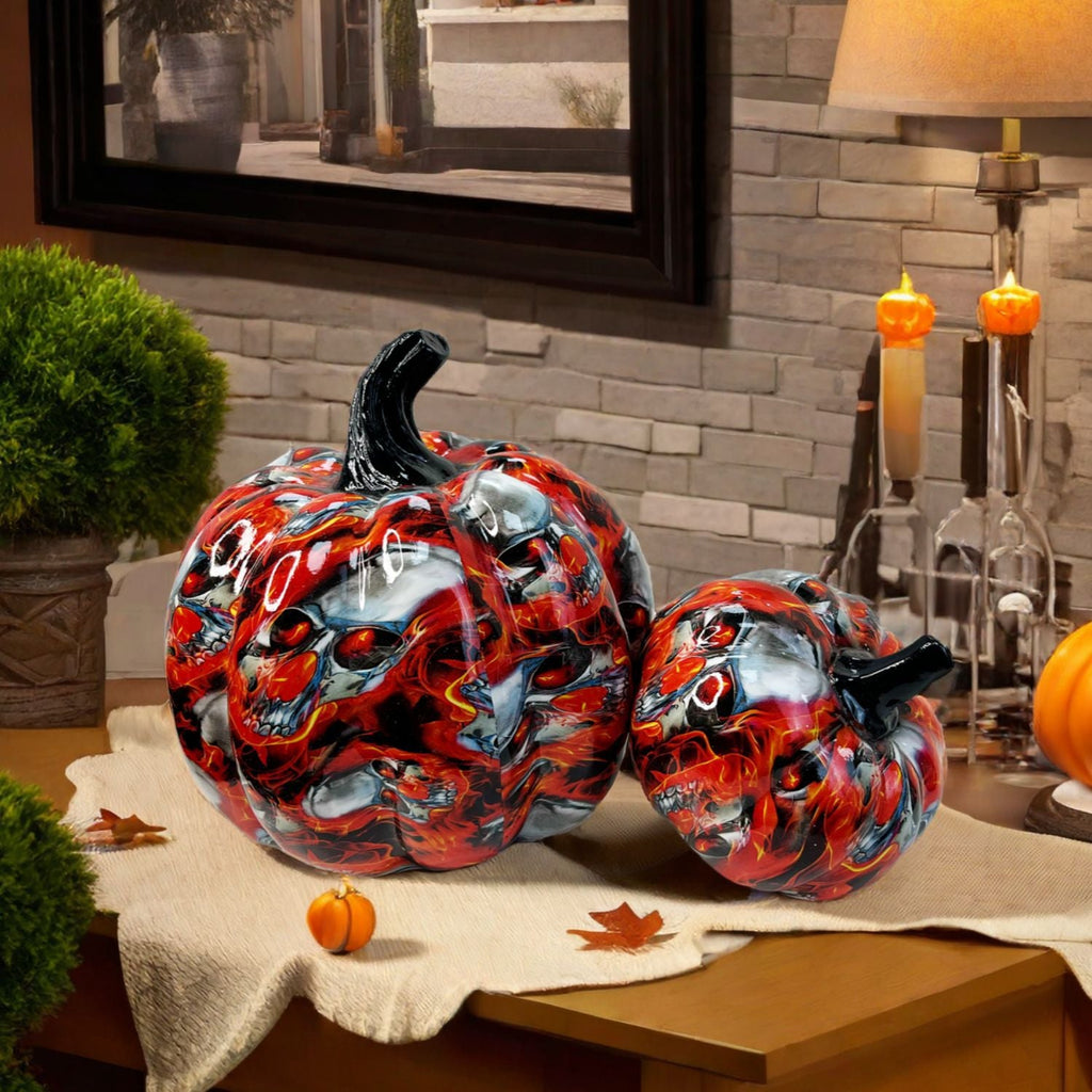 Artistic Halloween Pumpkin Figurine Siopsrl
