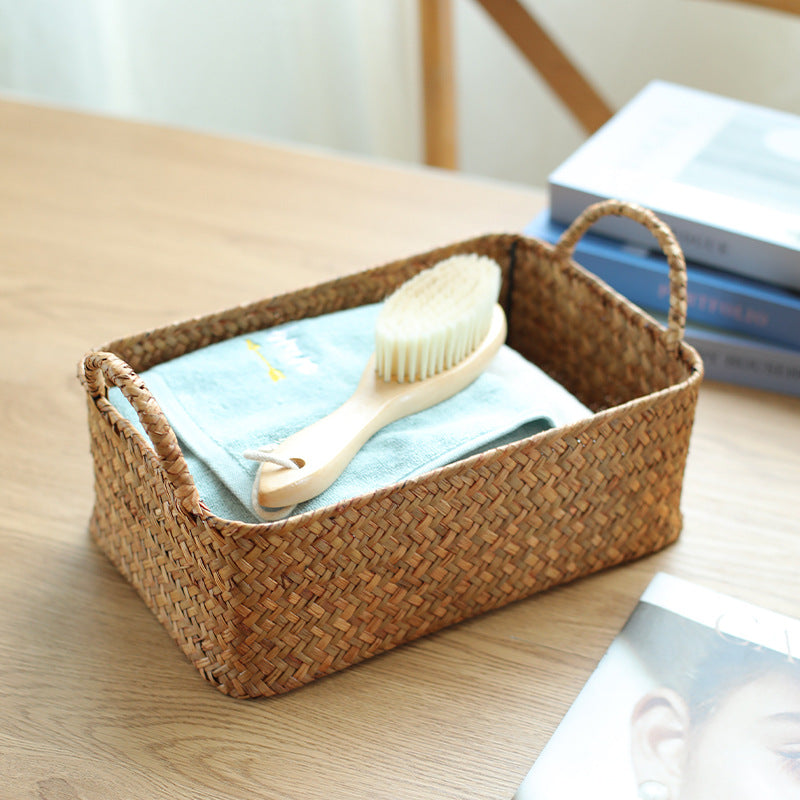 Handwoven Natural Storage Basket Siopsrl