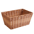 Rectangular Woven Storage Basket with Durable Construction and 30 × 20 cm Size