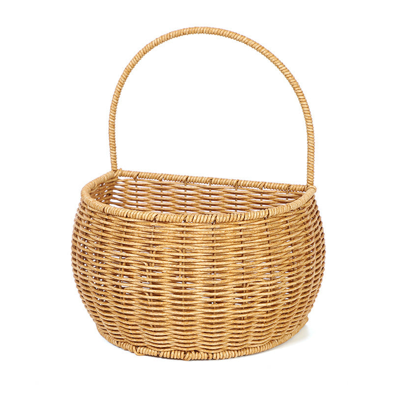 Handwoven Round Storage Basket Siopsrl