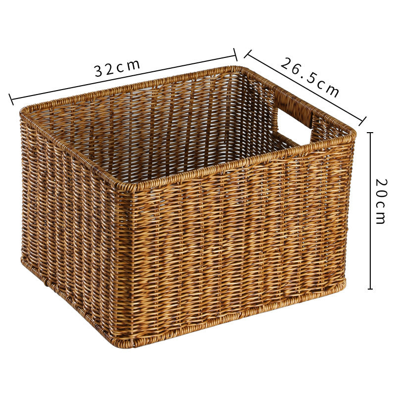 Premium Handwoven Square Storage Basket Siopsrl