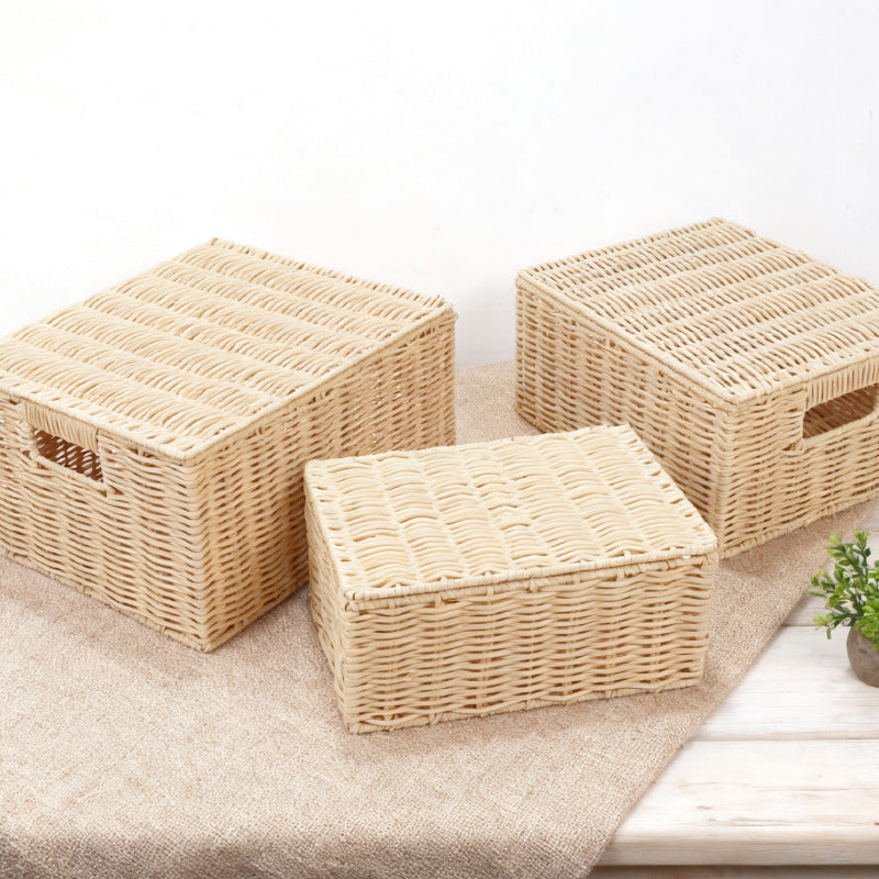 Women storage baskets made of woven material Siopsrl