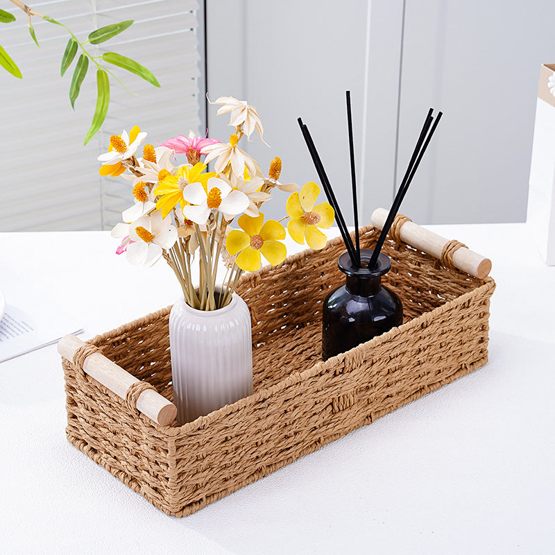 Siopsrl | Woven Organizer Storage Basket Siopsrl