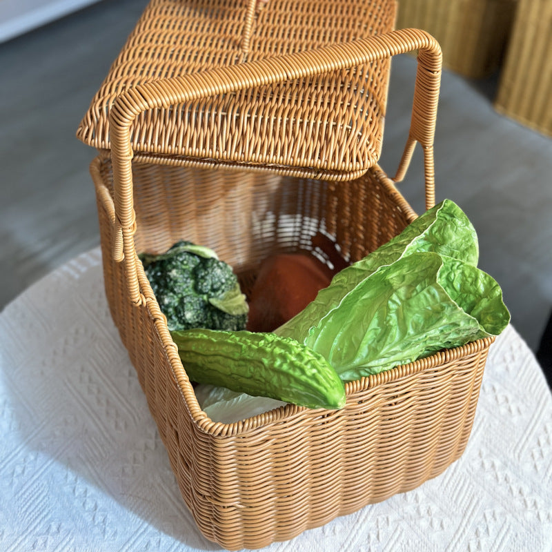 Natural Woven Market Basket Siopsrl
