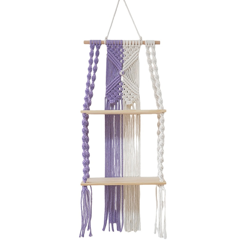 Decorative Macramé Wall Shelf Siopsrl