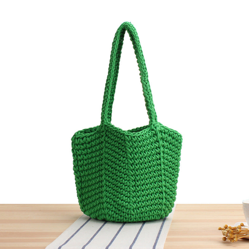 Siopsrl | Handbag Made of Handcrafted Macrame with Textured Design Siopsrl