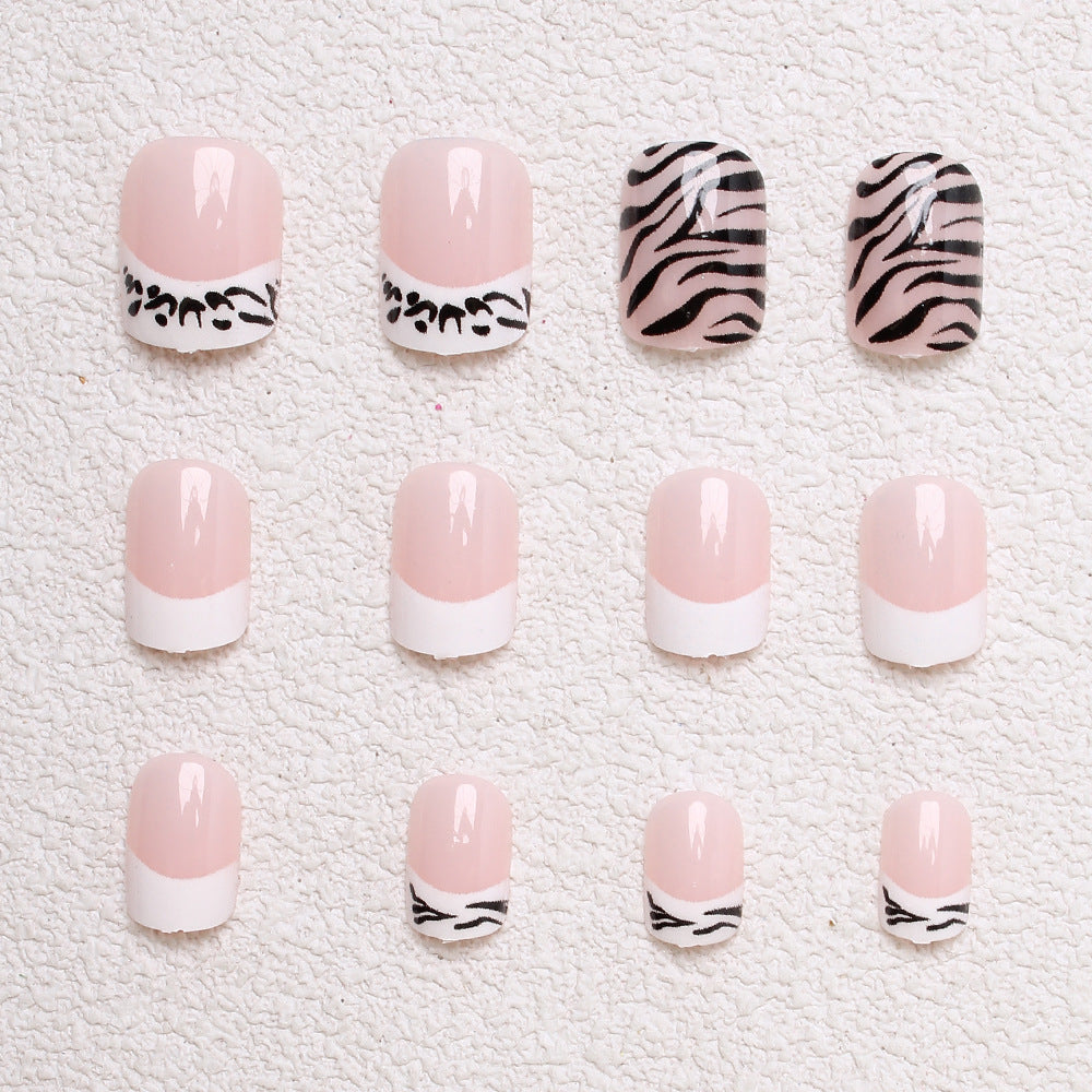 Siopsrl | Stylish Animal Print Press-On Nails Siopsrl