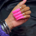 Siopsrl | Glossy Long Press-On Nails Siopsrl