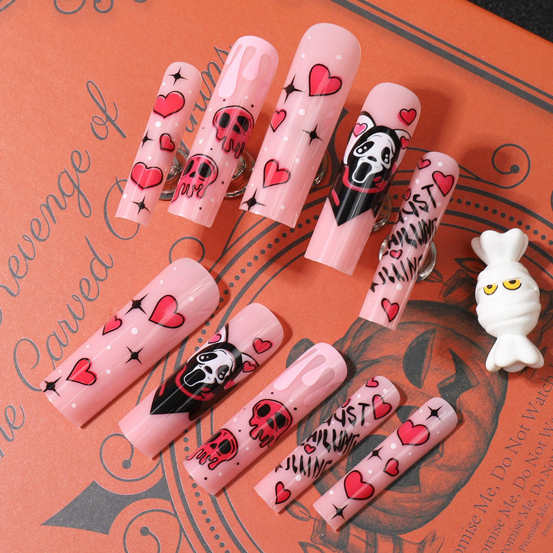 Siopsrl | Artistic Patterned Press-On Nails Siopsrl