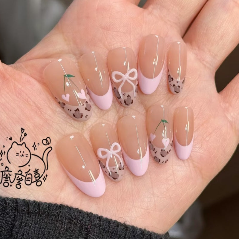 Siopsrl | Nature-Themed Artistic Press-On Nail Set Siopsrl