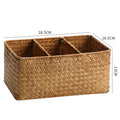 Woven Multi-Compartment Storage Basket Siopsrl