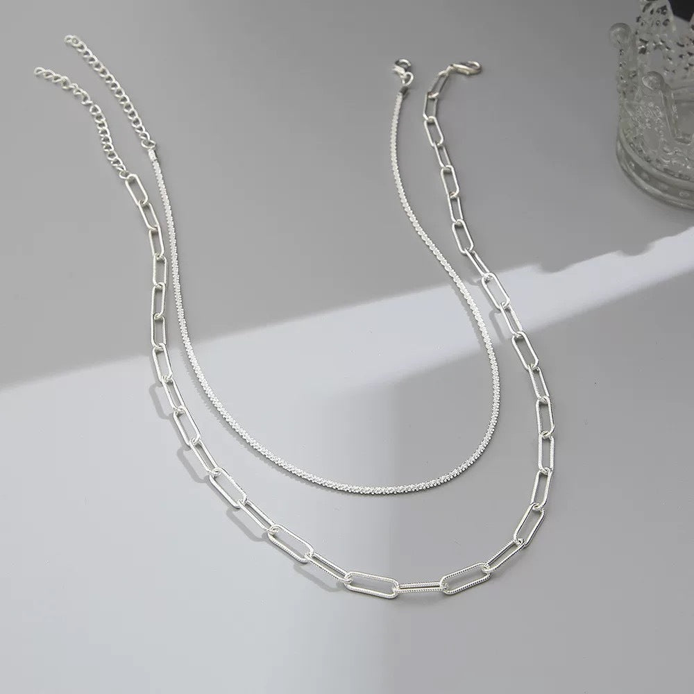 Siopsrl | Layered Chain Link Necklace Siopsrl