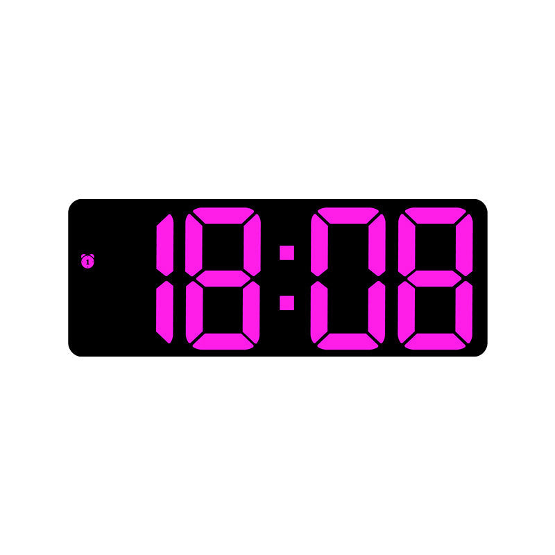 Siopsrl | Digital LED clock with large display and colorful digits Siopsrl
