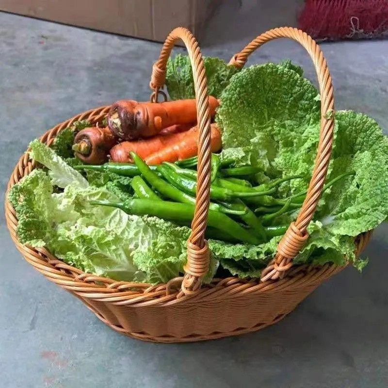 Handwoven Round Utility Basket Siopsrl