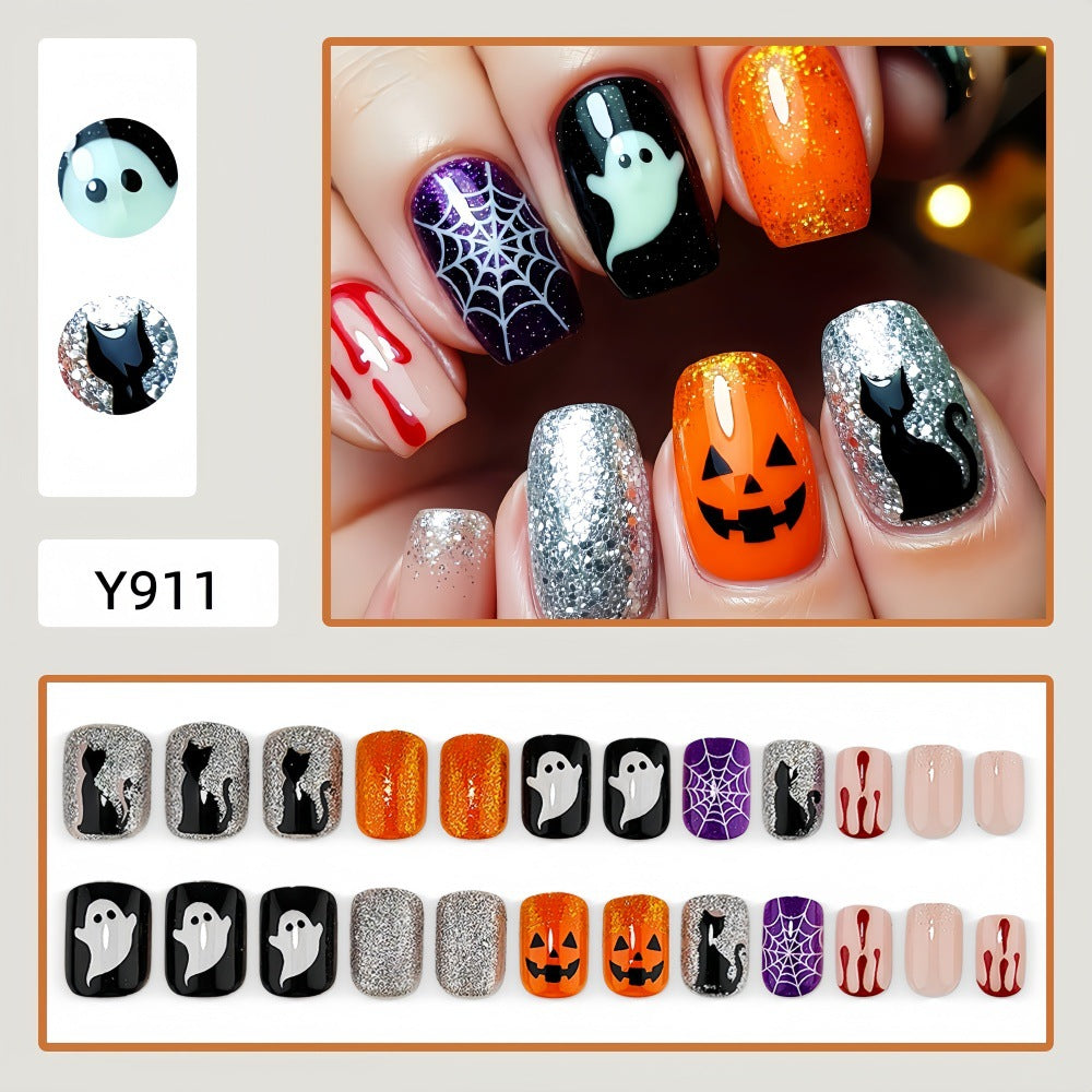 Creative Halloween Fake Nails Siopsrl