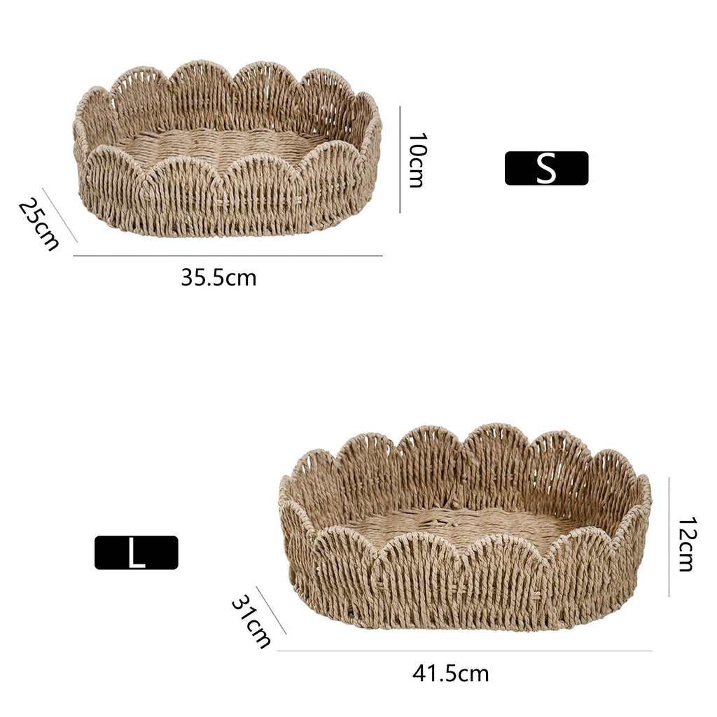 Decorative hand-woven storage basket Siopsrl