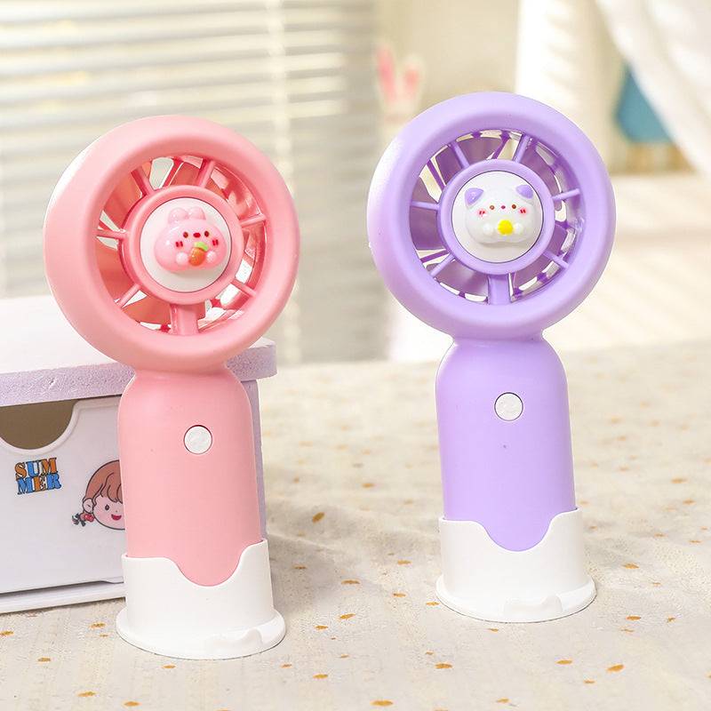 Siopsrl | Women Portable Hand Fan with Cute Bear Design Siopsrl