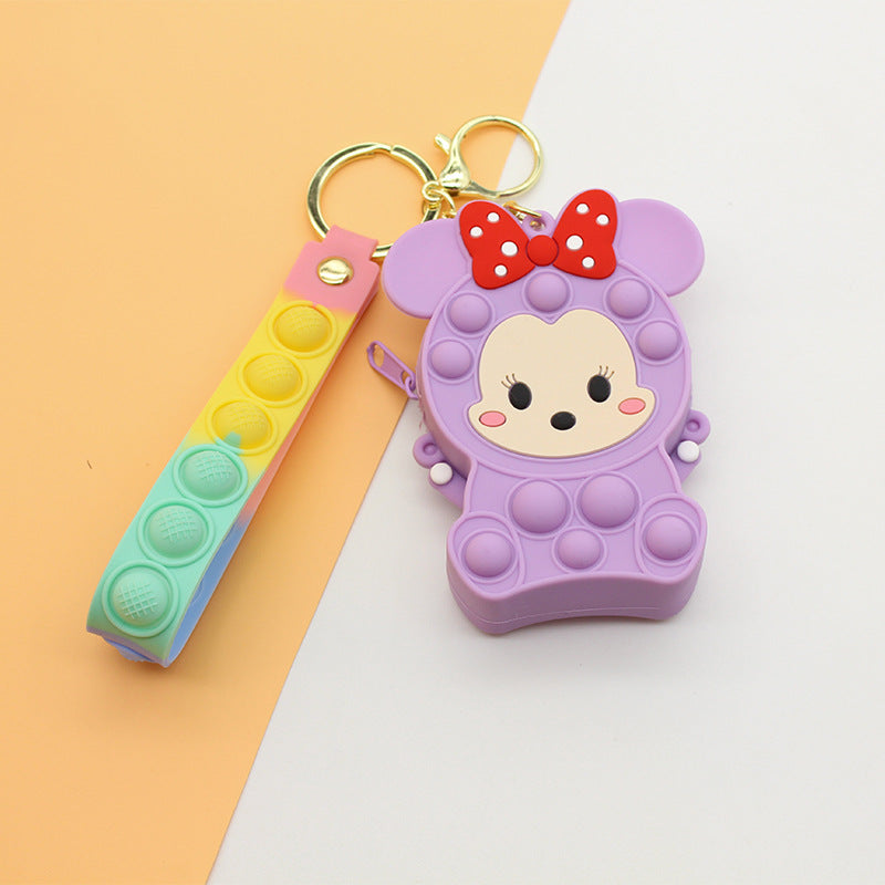 Siopsrl | Women's Keychain with Pop It Design Siopsrl