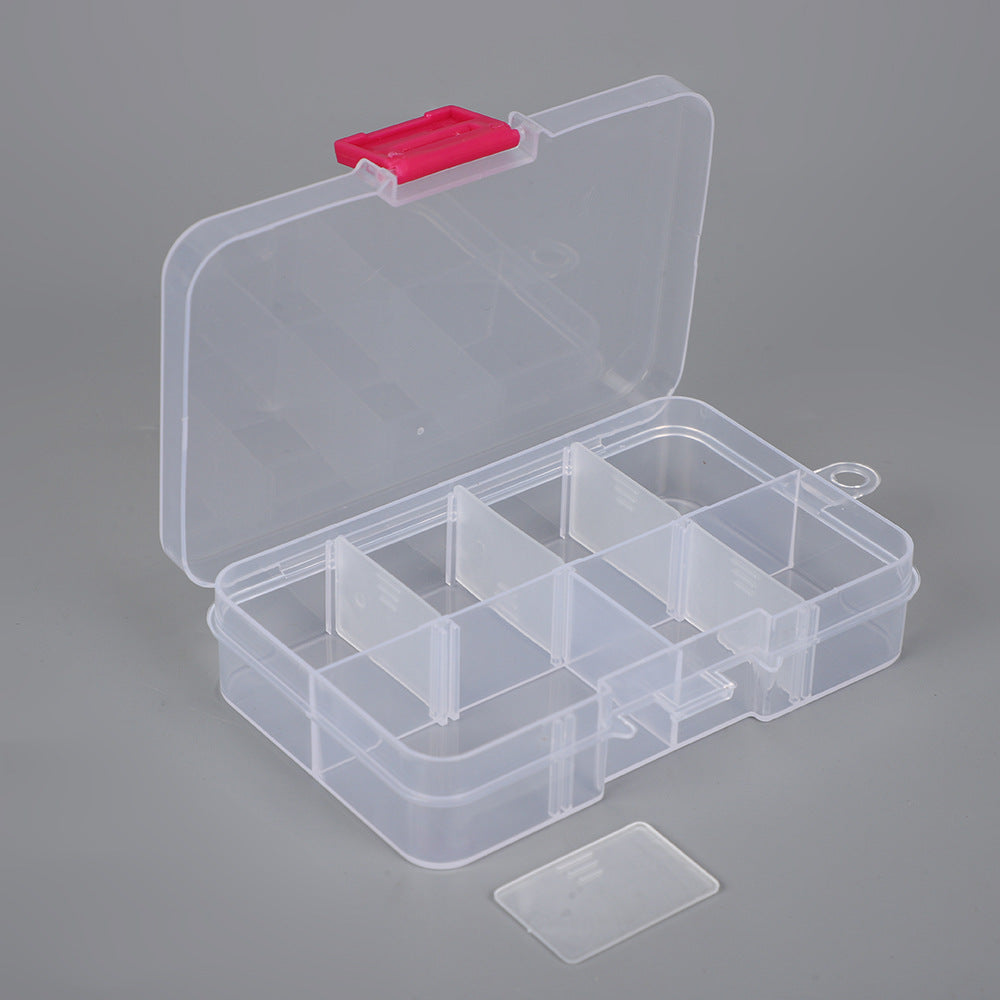 Multi-Purpose Transparent Compartment Storage Case Siopsrl