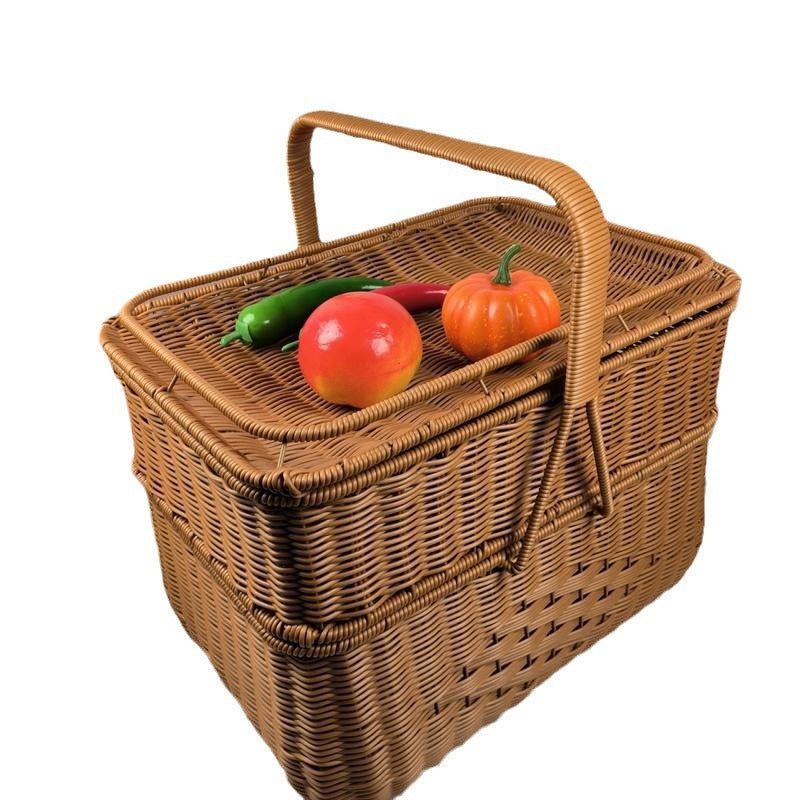 Handwoven Decorative Storage Basket Siopsrl