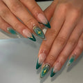 Siopsrl | Elegant Stiletto Nail Art Extensions with Decorative Elements Siopsrl