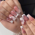 Siopsrl | Floral Embellished Press-On Nail Tips Siopsrl