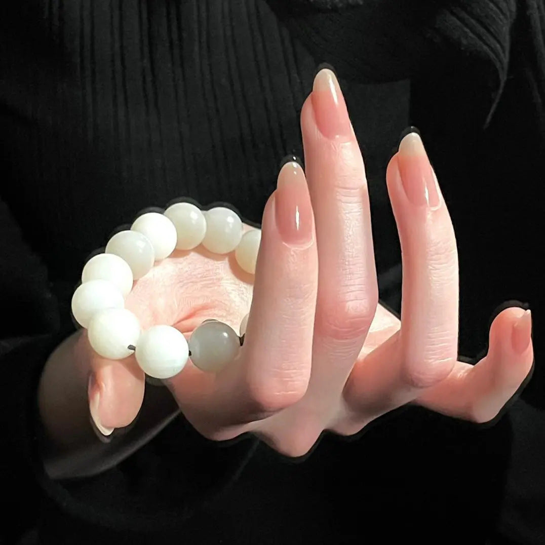 Siopsrl | Glossy Natural Press-On Nail Set Siopsrl