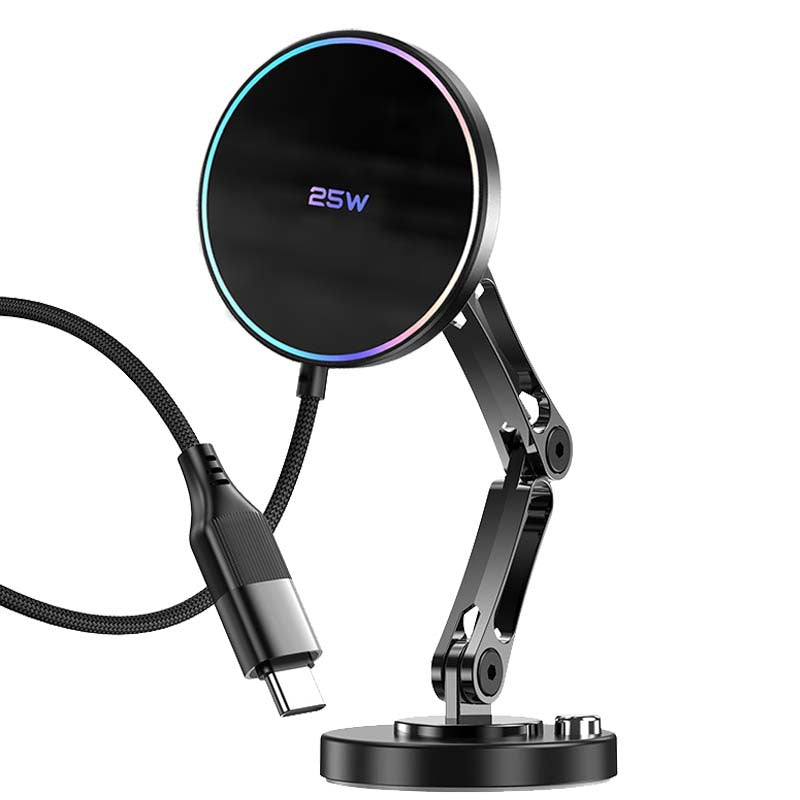 Siopsrl | Unisex Magnetic Wireless Charging Holder with Flexible Joint Arm Siopsrl