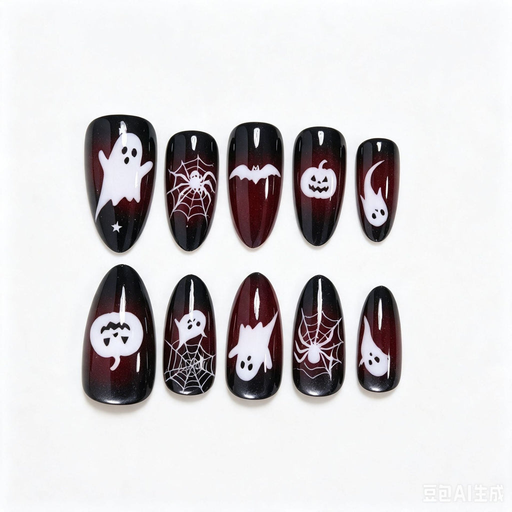 Halloween Themed Press-On Nail Art Siopsrl
